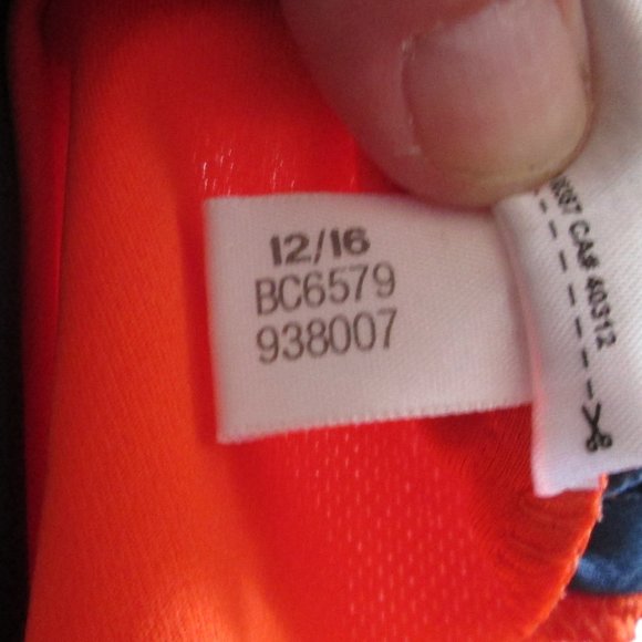 Adidas Mens Blue\Orange\Gray 1/4 Button Down  Short Sleeve Golf Shirt Si… - Picture 6 of 7